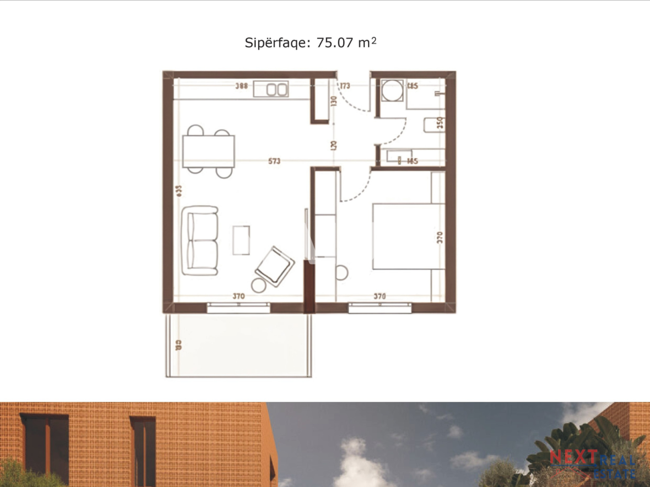 Апартаменты в Дурресе, Албания, 75.07 м² - фото 2