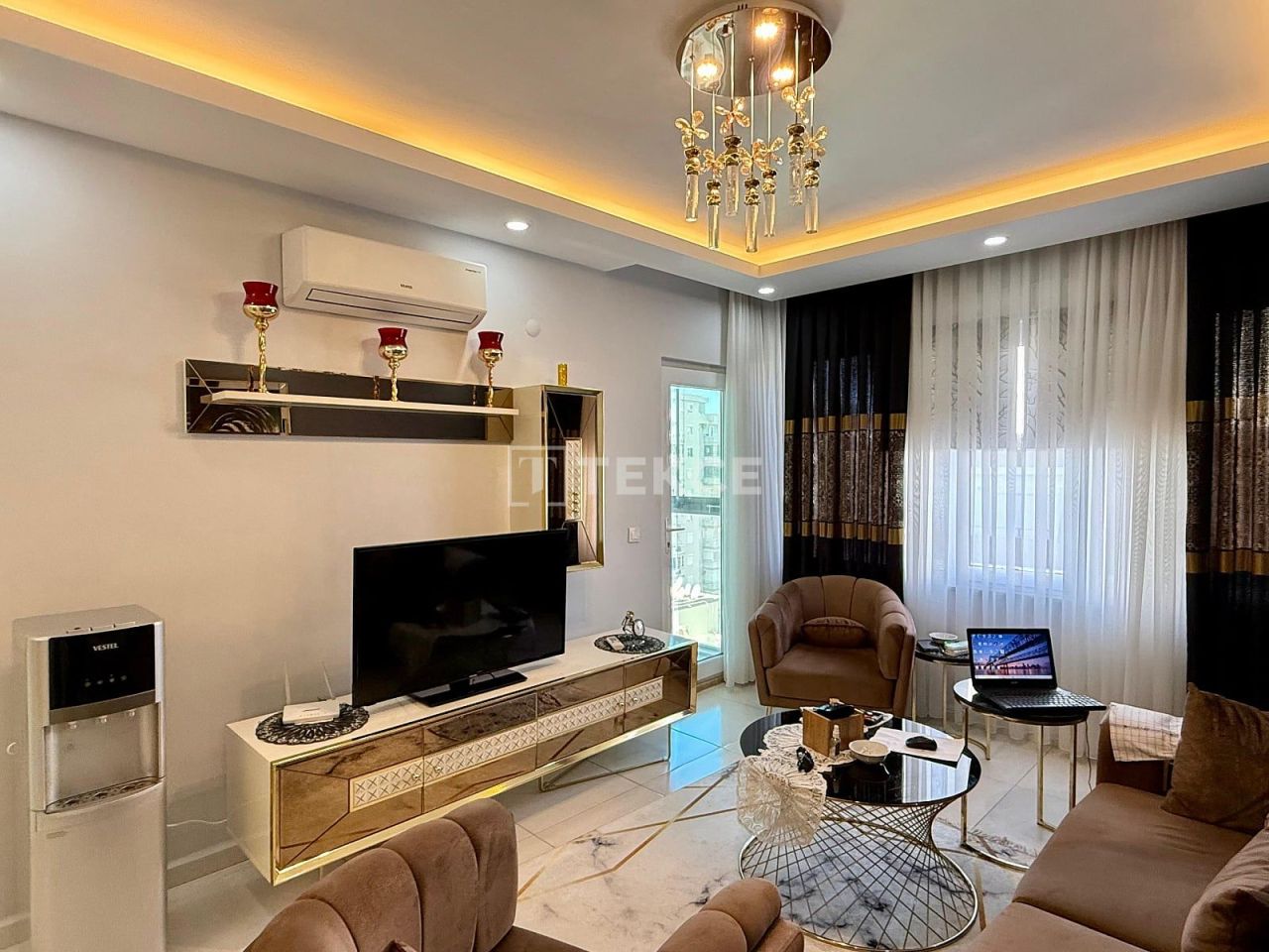 Апартаменты в Алании, Турция, 100 м² - фото 13