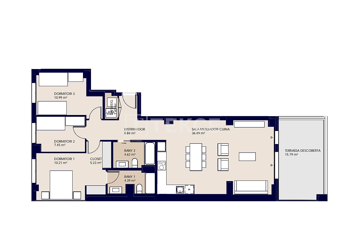 Апартаменты в Таррасе, Испания, 150 м² - фото 19