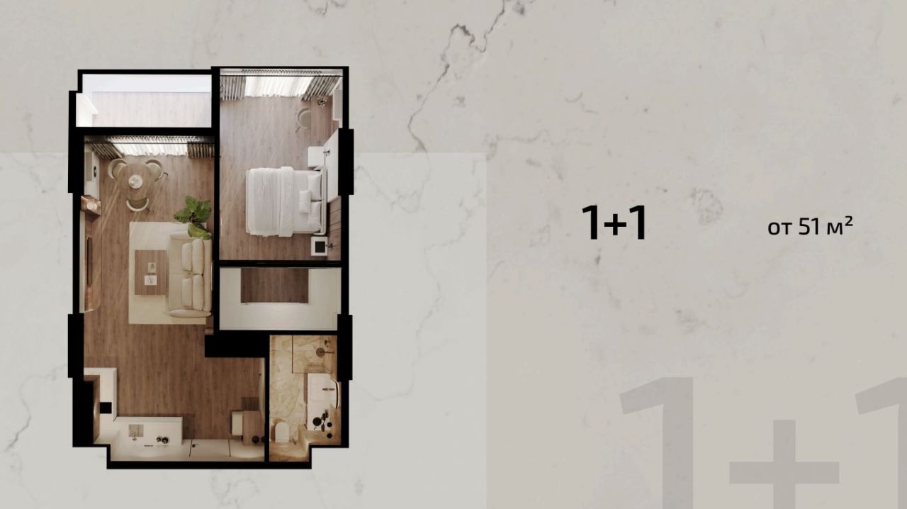 Квартира в Батуми, Грузия, 54.5 м² - фото 10