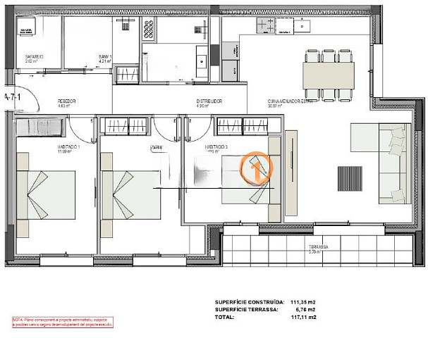 Квартира в Санта-Коломе, Андорра, 117 м² - фото 3