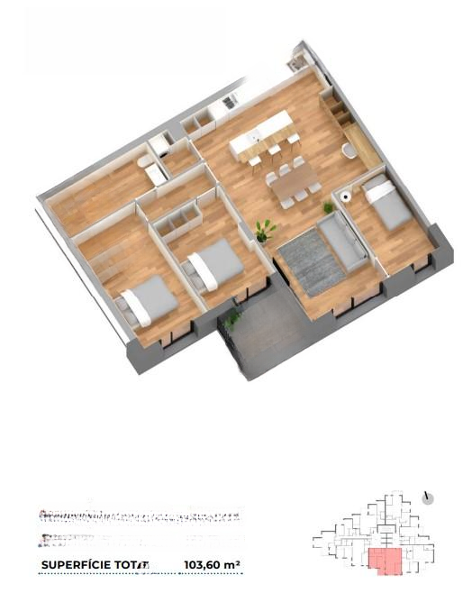 Квартира в Энкаме, Андорра, 103 м² - фото 5