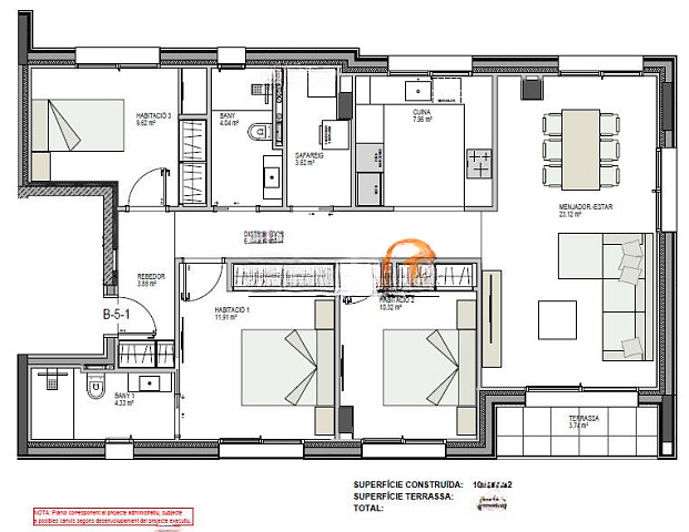 Квартира в Санта-Коломе, Андорра, 117 м² - фото 6