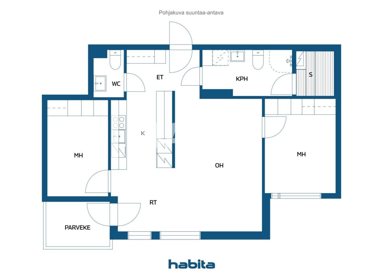 Апартаменты в Вантаа, Финляндия, 75 м² - фото 2