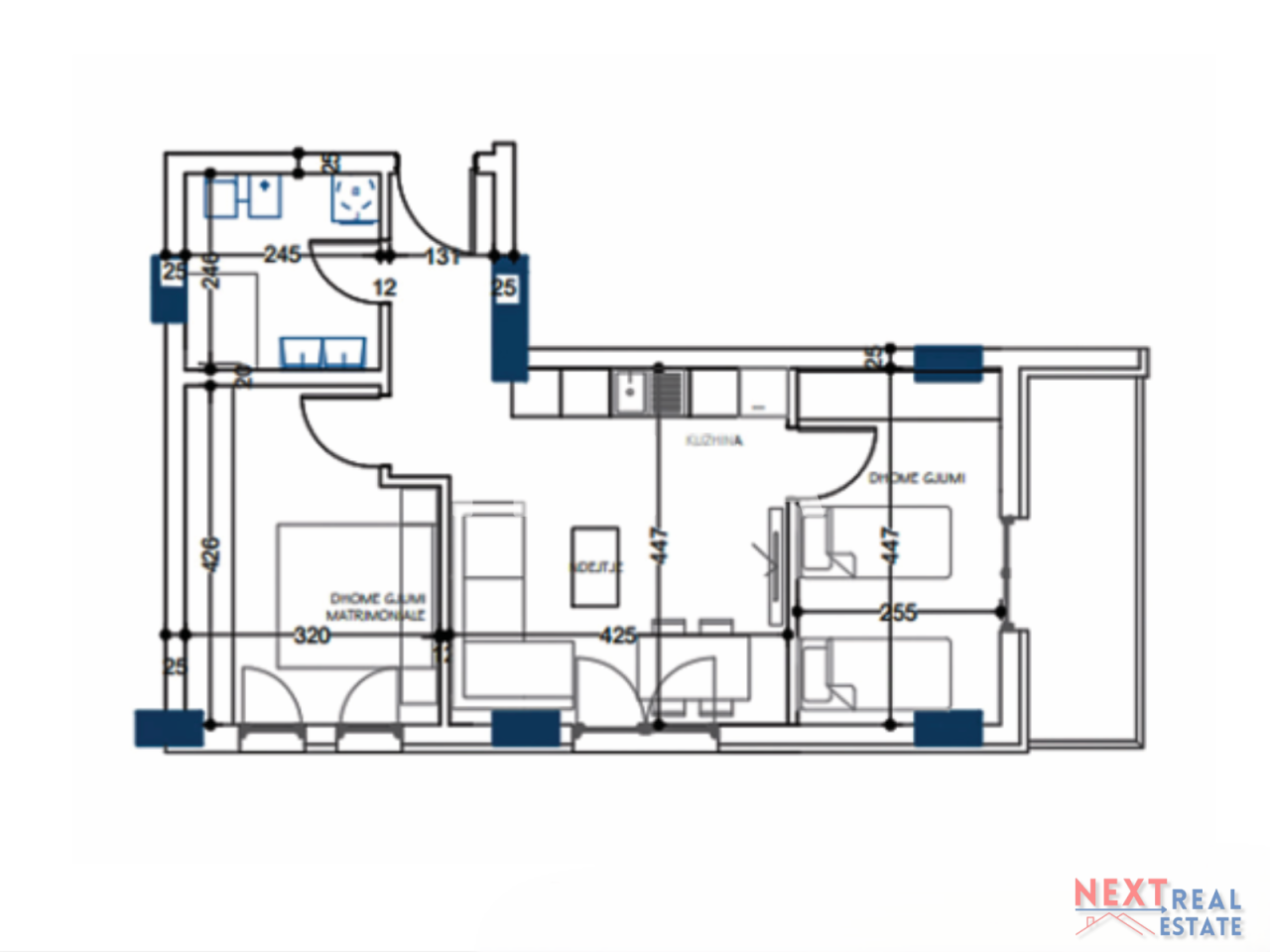Апартаменты в Тиране, Албания, 84 м² - фото 2