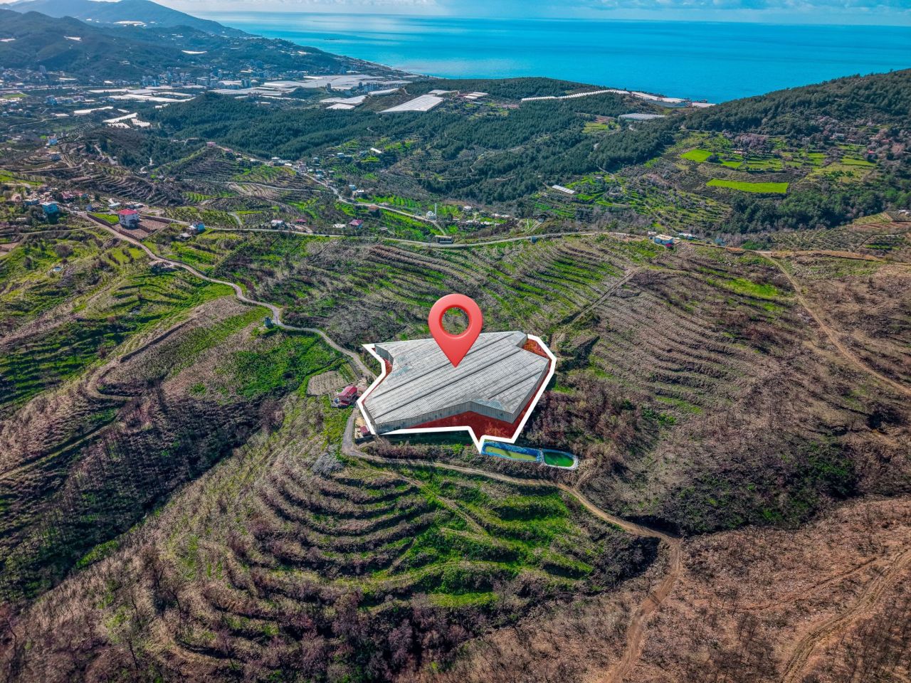 Земля в Алании, Турция, 8 500 м² - фото 1