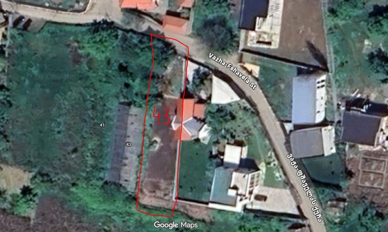 Земля в Тбилиси, Грузия, 650 м² - фото 1