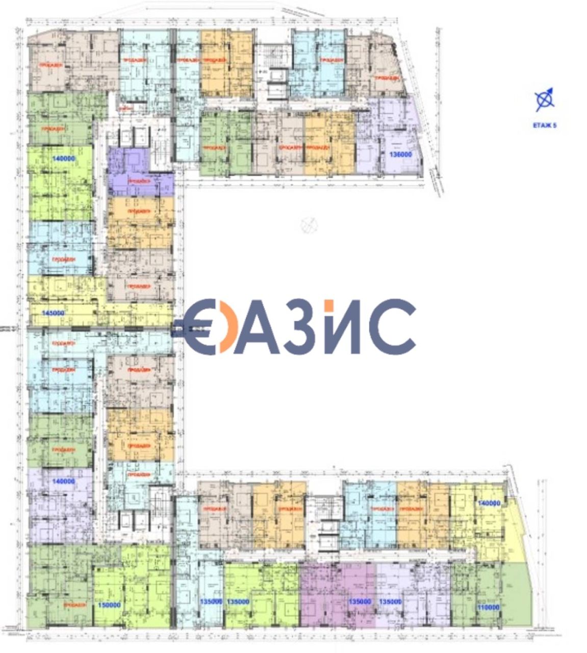 Апартаменты в Бургасе, Болгария, 89.6 м² - фото 17