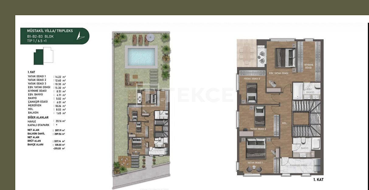 Вилла в Бейкозе, Турция, 363 м² - фото 13