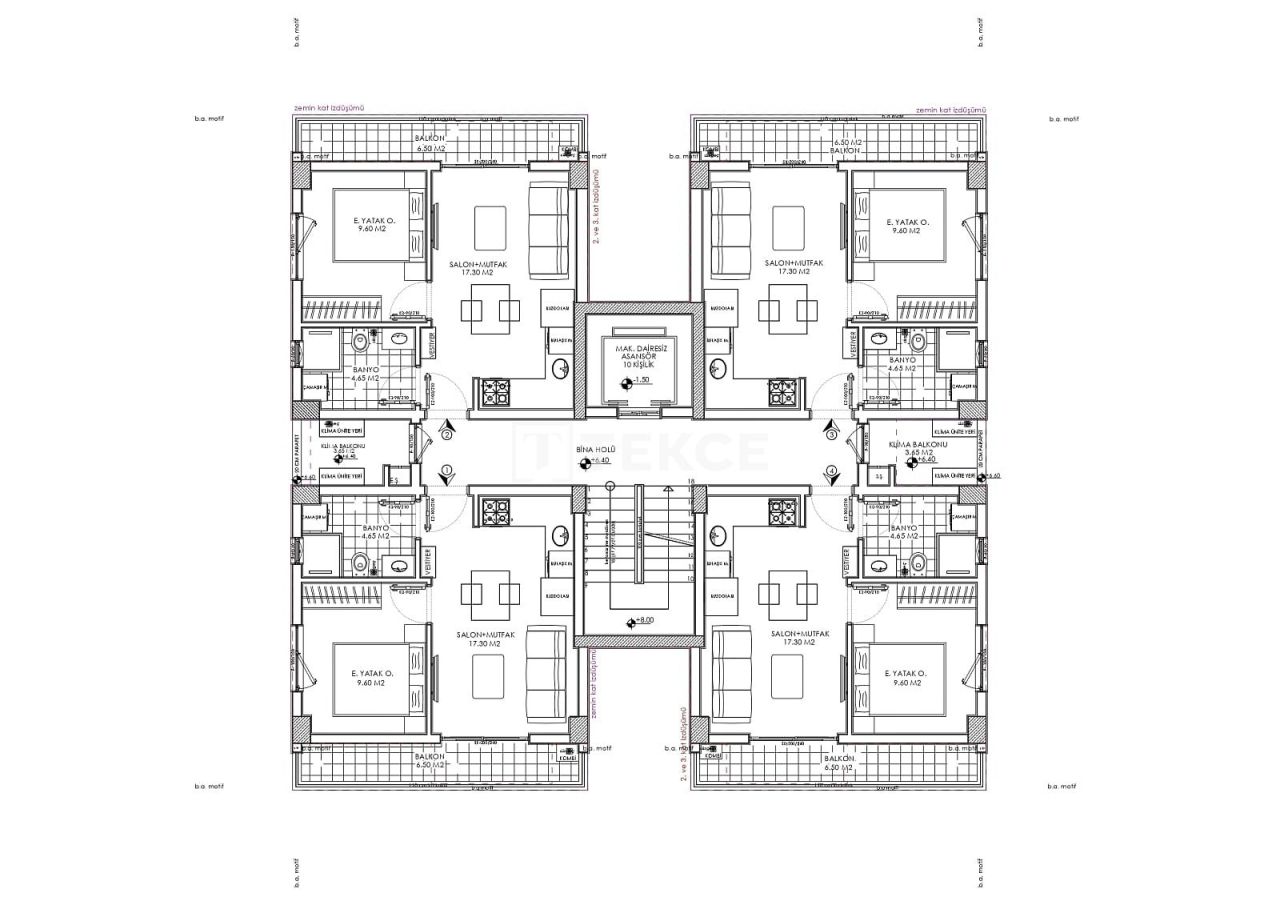 Апартаменты в Анталии, Турция, 110 м² - фото 14
