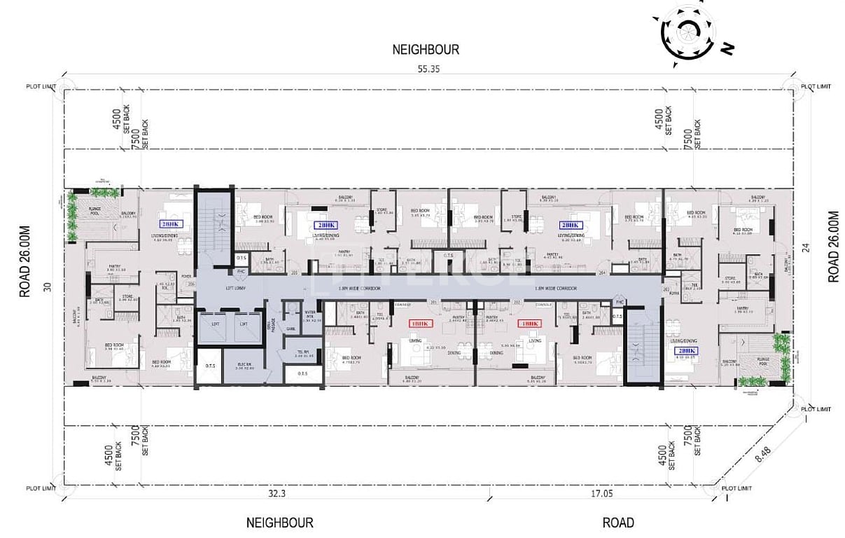 Апартаменты Маджан, ОАЭ, 72 м² - фото 15