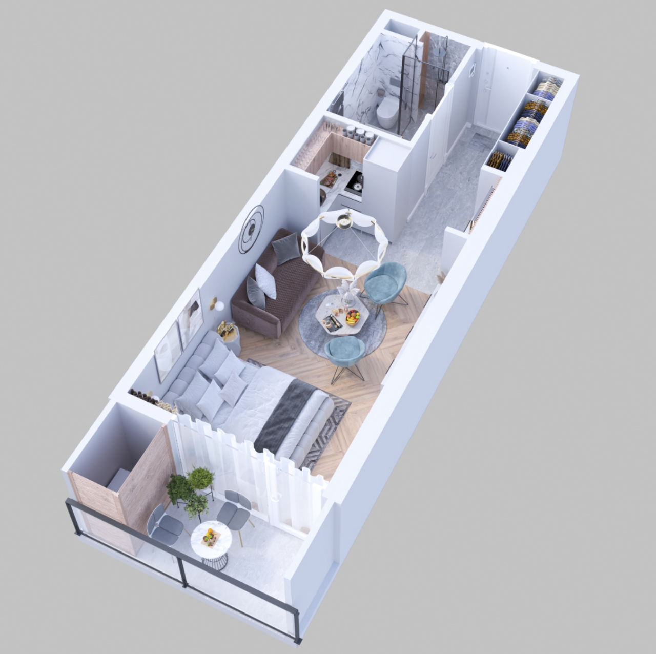 Квартира в Батуми, Грузия, 32 м² - фото 17