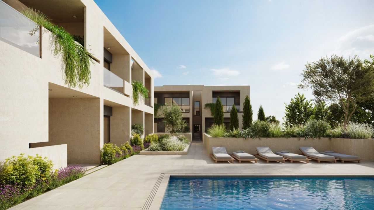 Апартаменты в Пафосе, Кипр, 62 м² - фото 1