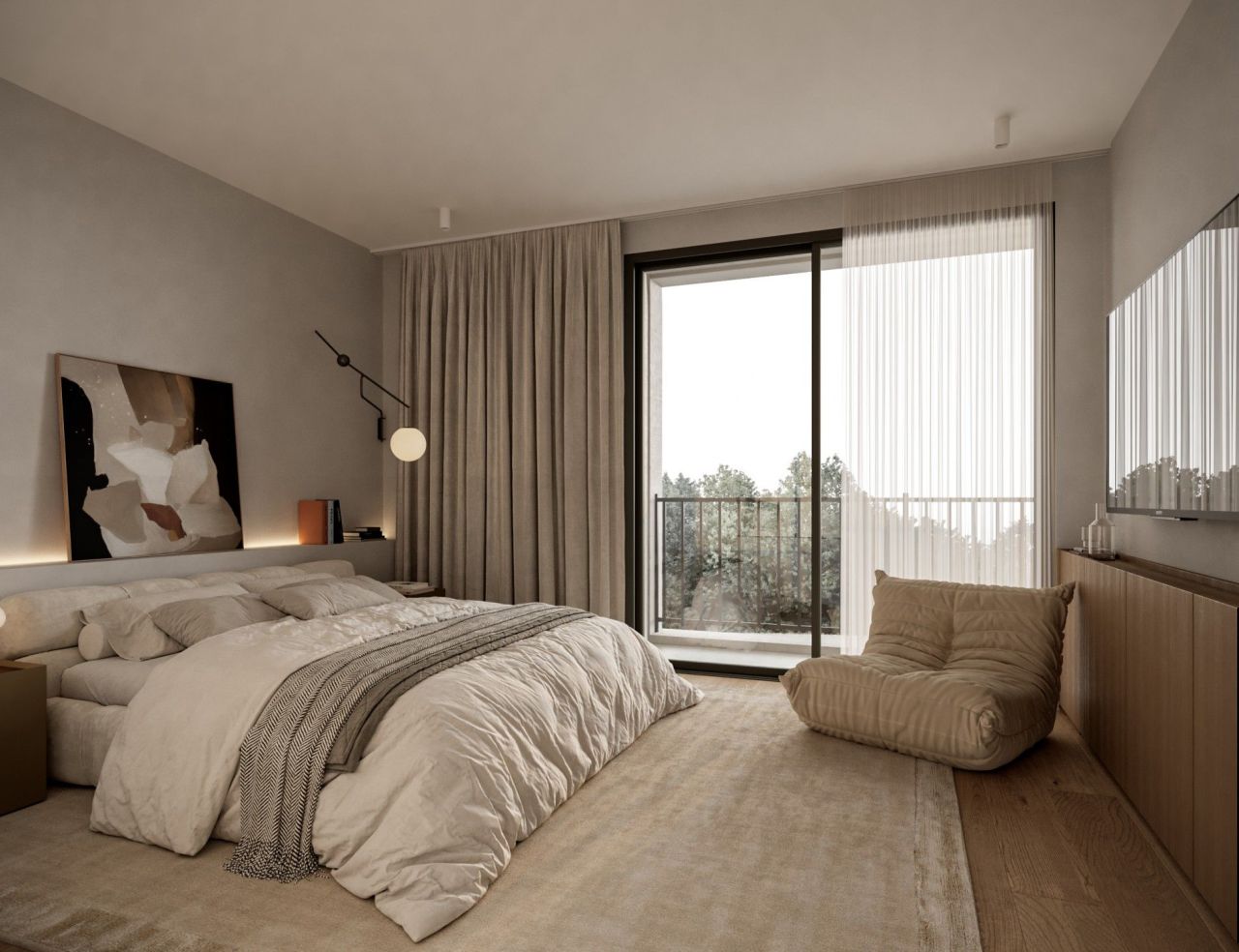Апартаменты в Пафосе, Кипр, 62 м² - фото 13