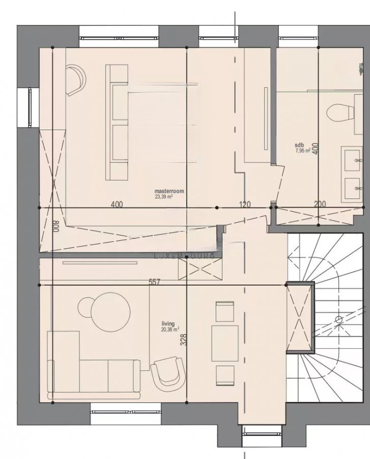 Квартира в Гревенмахере, Люксембург, 130 м² - фото 3