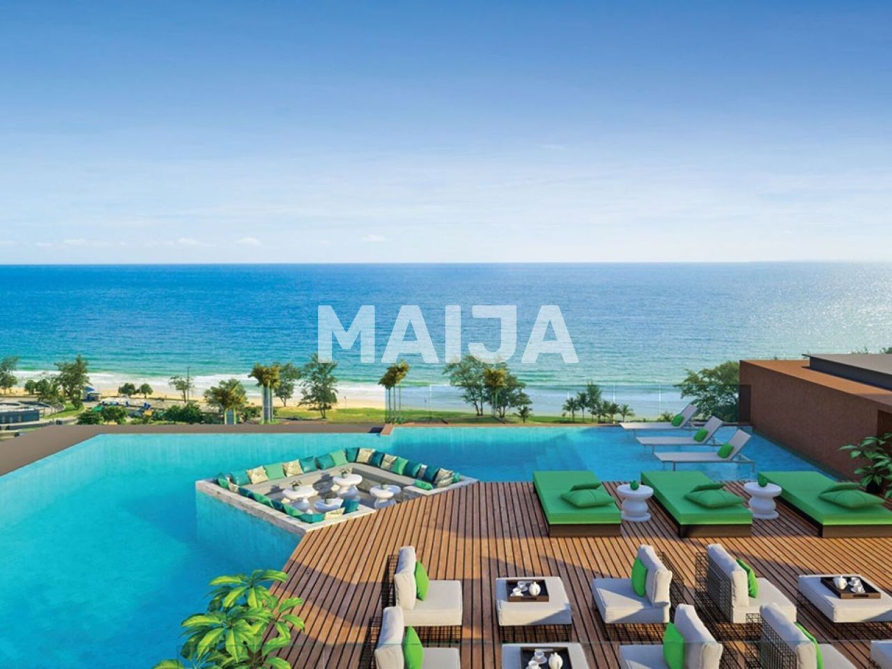 Апартаменты на острове Пхукет, Таиланд, 35 м² - фото 16