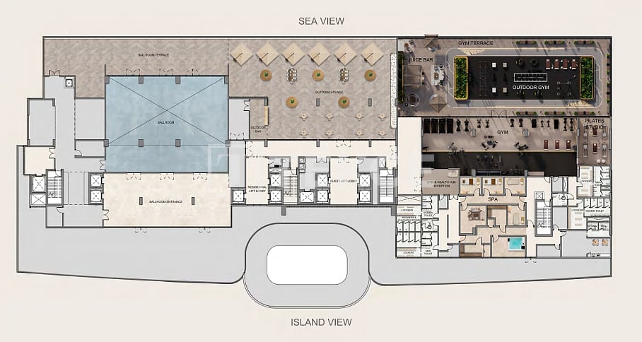 Апартаменты Остров Аль-Марджан, ОАЭ, 132 м² - фото 16