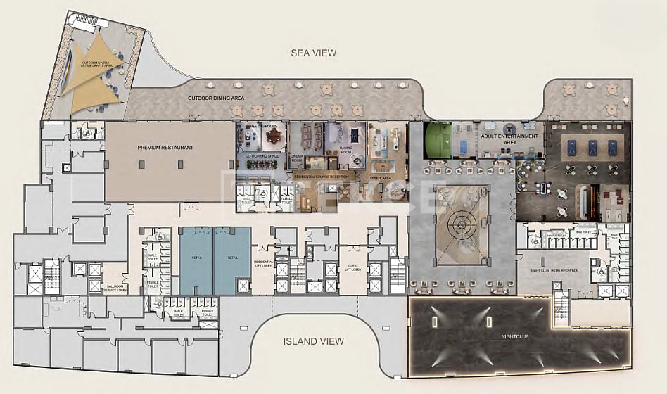 Апартаменты Остров Аль-Марджан, ОАЭ, 75 м² - фото 18