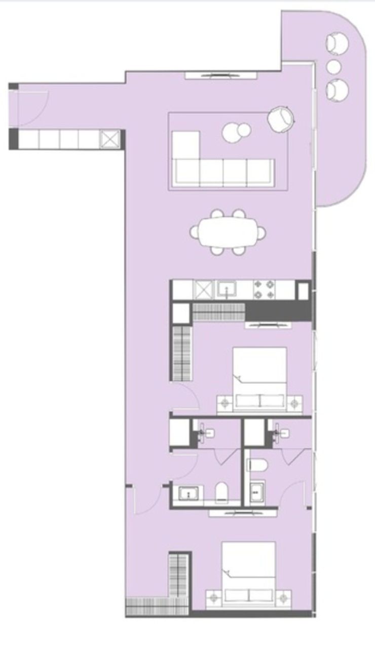 Апартаменты в Дубае, ОАЭ, 118 м² - фото 17