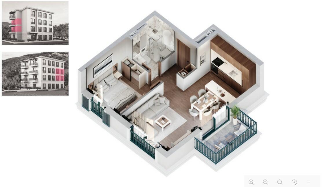 Квартира в Дженовичах, Черногория, 42 м² - фото 17