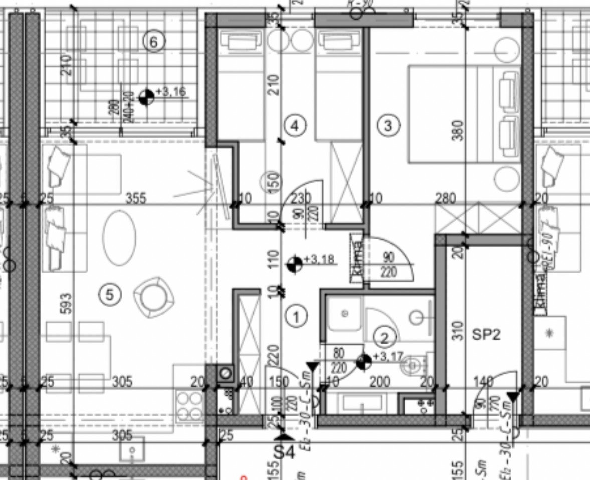 Квартира в Пуле, Хорватия, 57.13 м² - фото 4