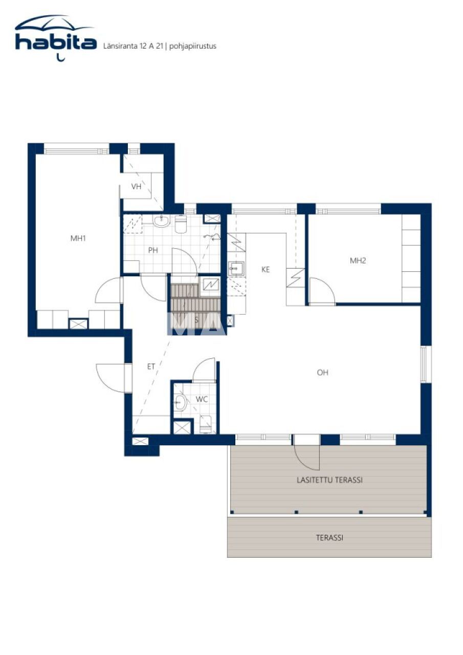 Апартаменты Торнио, Финляндия, 86 м² - фото 2