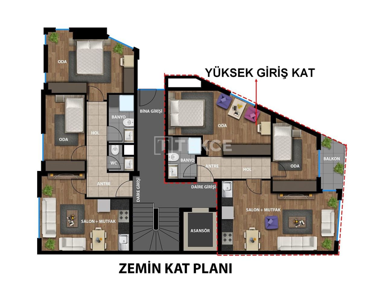 Пентхаус в Анталии, Турция, 110 м² - фото 10