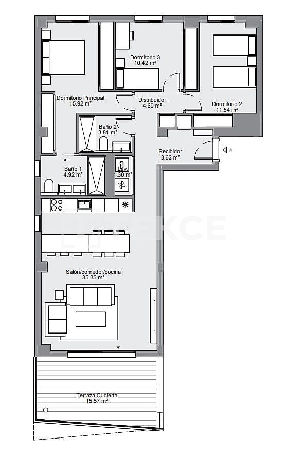 Апартаменты в Михасе, Испания, 147 м² - фото 10