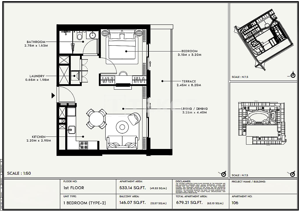 Апартаменты в Дубае, ОАЭ, 72 м² - фото 12