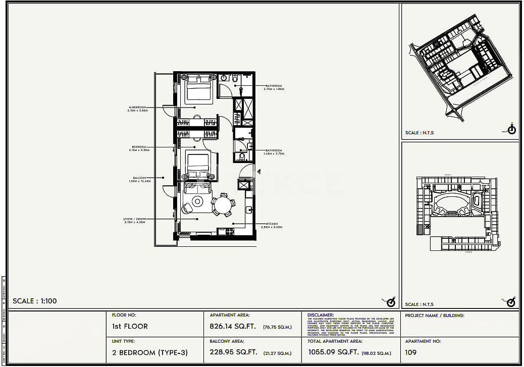 Апартаменты в Дубае, ОАЭ, 72 м² - фото 13
