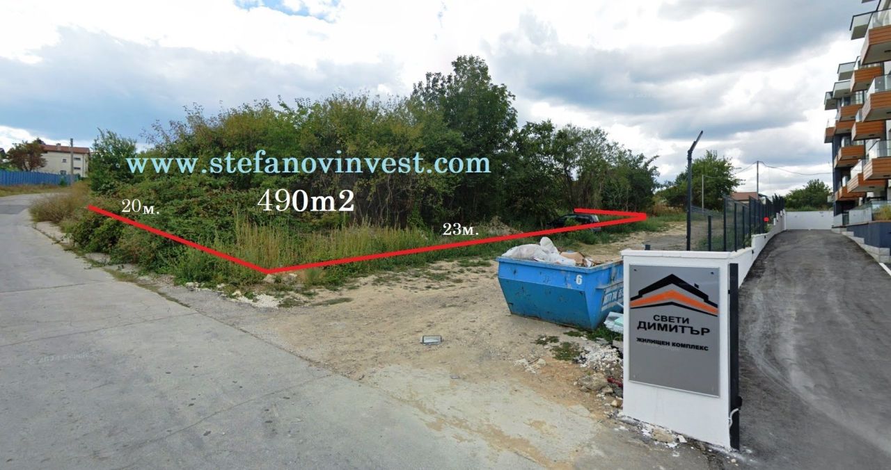 Земля в Варне, Болгария, 490 м² - фото 2