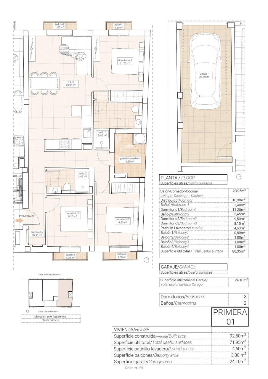 Апартаменты в Ондон-де-лас-Ньевес, Испания, 92 м² - фото 2
