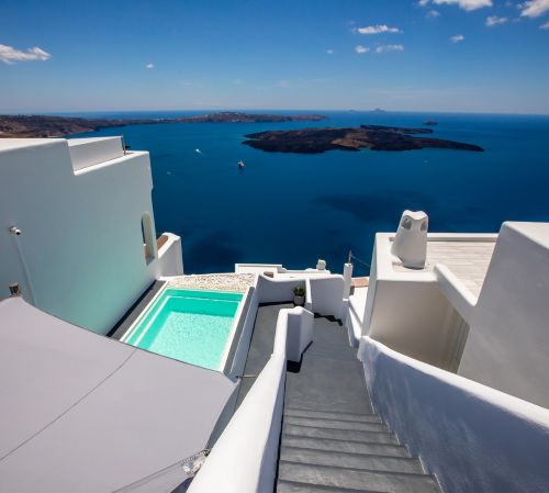 Вилла на Санторини, Греция, 90 м² - фото 1