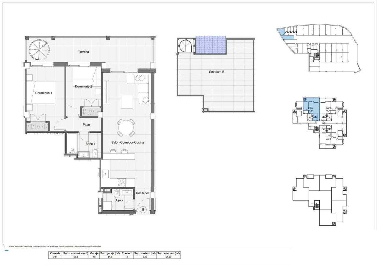 Пентхаус в Бигастро, Испания, 61 м² - фото 4