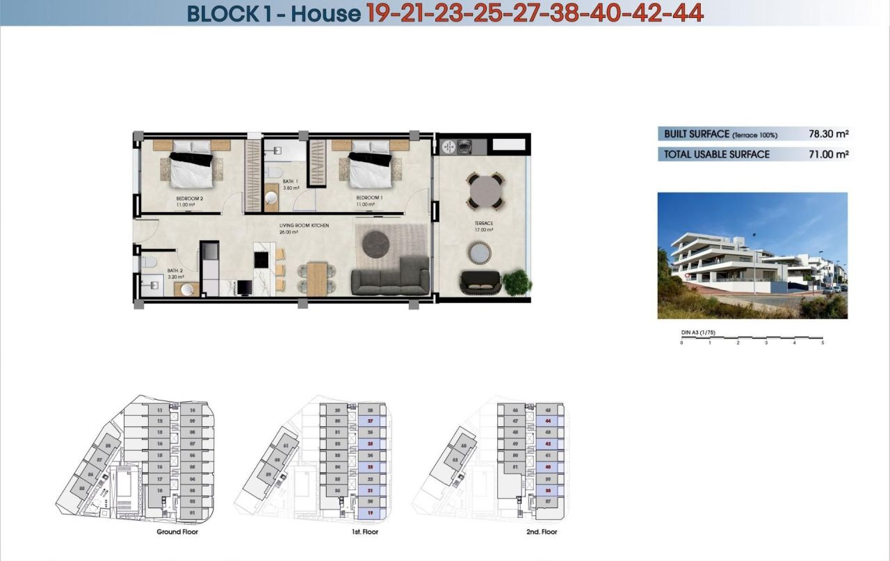 Пентхаус в Ла Марине, Испания, 78 м² - фото 4