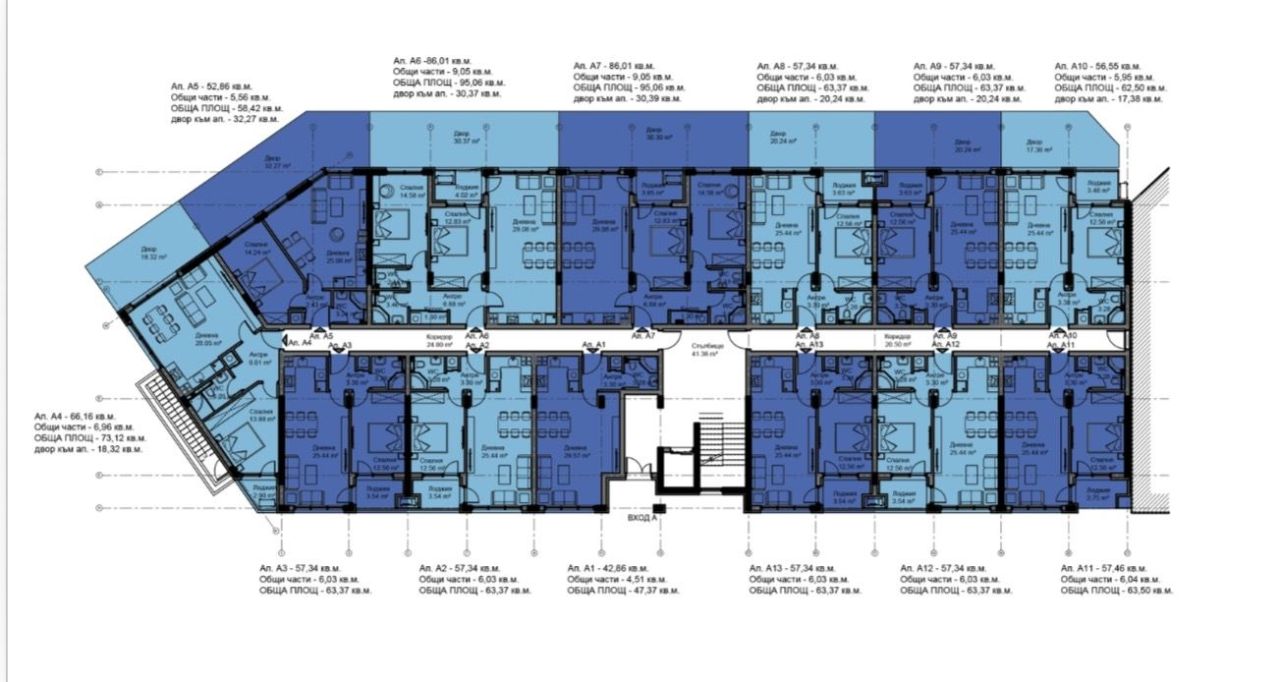 Квартира в Варне, Болгария, 63.37 м² - фото 13