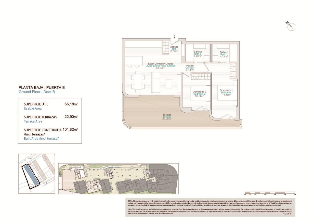 Апартаменты в Вильяхойосе, Испания, 101 м² - фото 6