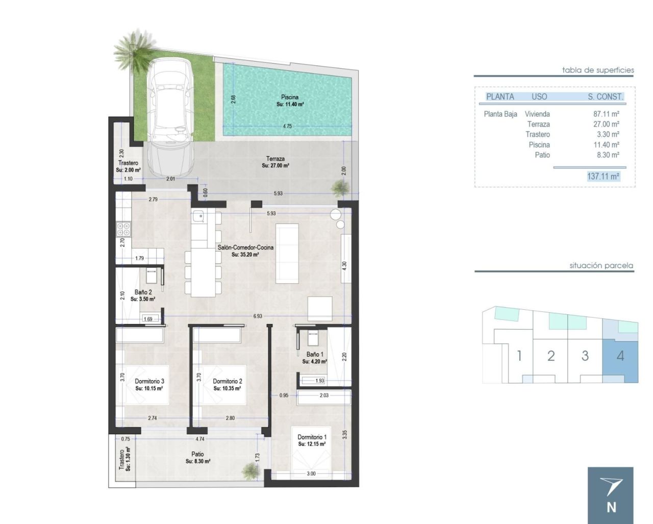 Бунгало в Сан-Педро-дель-Пинатаре, Испания, 87 м² - фото 6