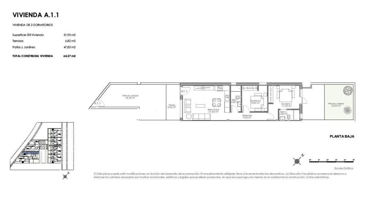 Бунгало в Масарроне, Испания, 64 м² - фото 8