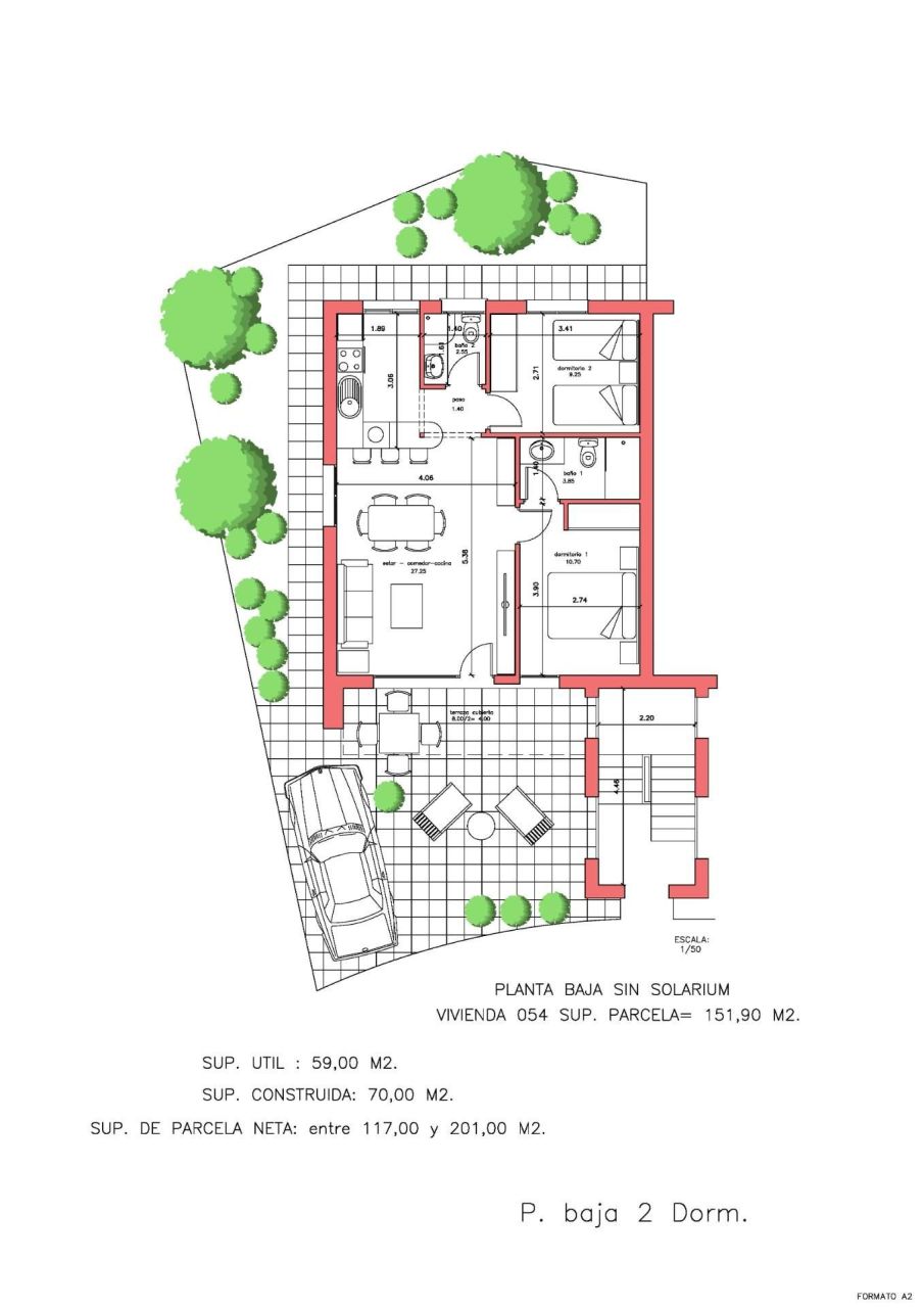 Бунгало Fuente Álamo, Испания, 70 м² - фото 8