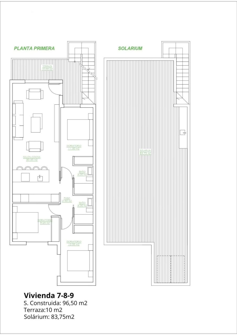 Бунгало в Сан-Педро-дель-Пинатаре, Испания, 96 м² - фото 9