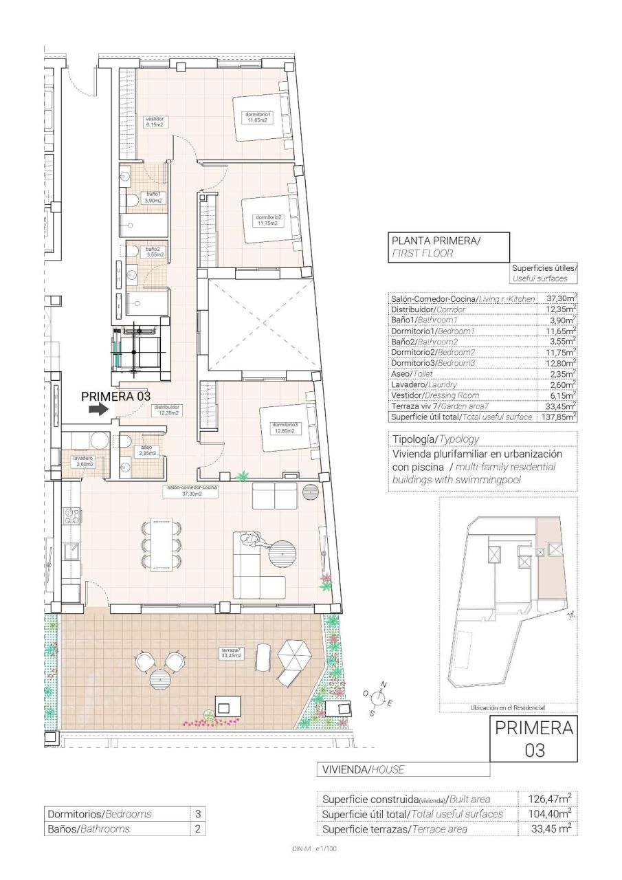 Апартаменты в Ондон-де-лас-Ньевес, Испания, 126 м² - фото 9