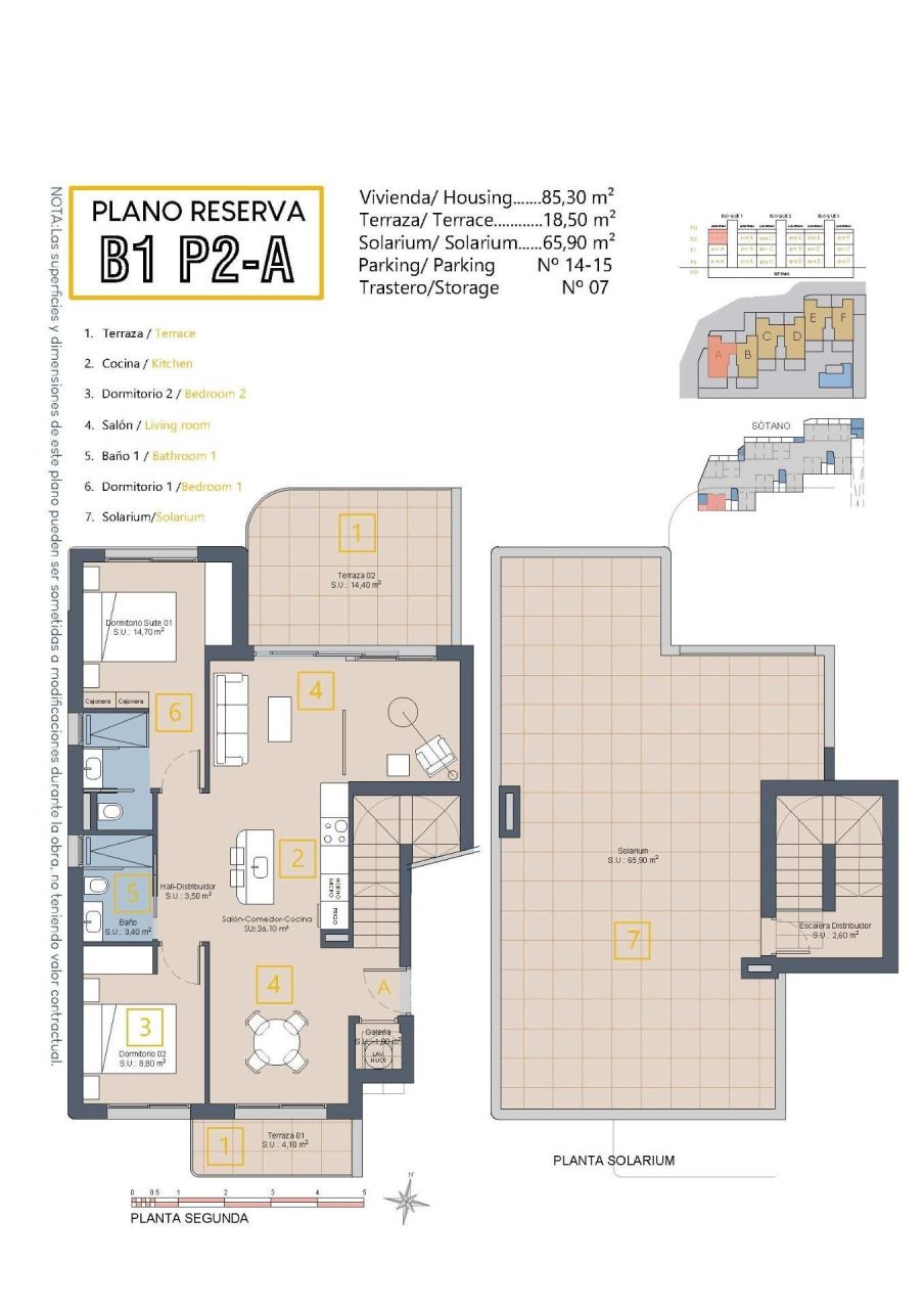 Пентхаус в Лос Алькасарес, Испания, 91 м² - фото 9