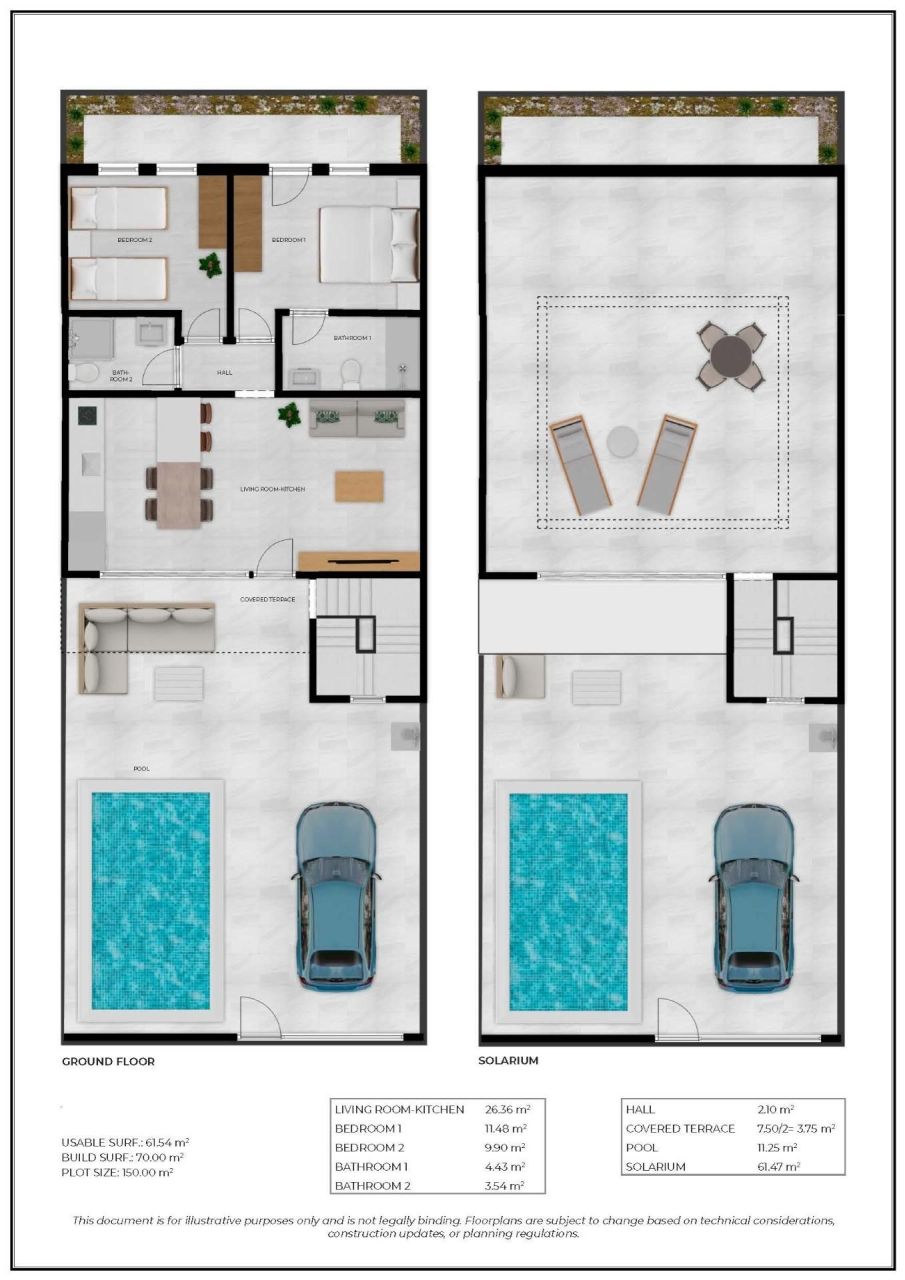 Таунхаус Fuente Álamo, Испания, 70 м² - фото 10