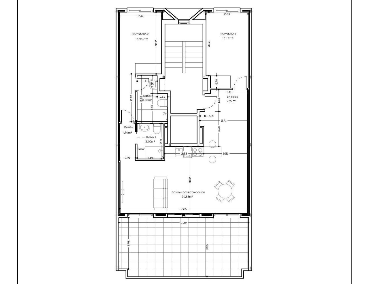 Пентхаус в Аликанте, Испания, 74 м² - фото 11