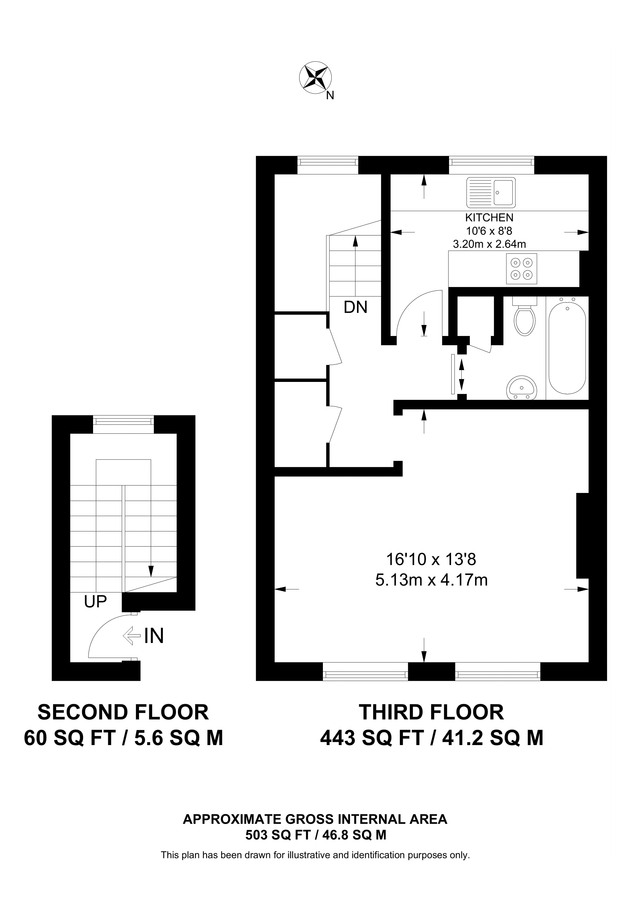 Квартира в Лондоне, Великобритания, 47 м² - фото 6