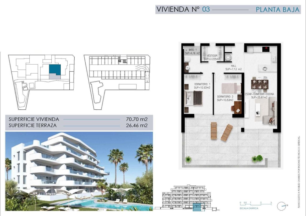 Апартаменты в Пилар-де-ла-Орадада, Испания, 70 м² - фото 11