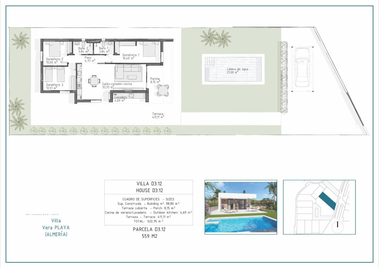 Вилла в Вере, Испания, 98 м² - фото 12