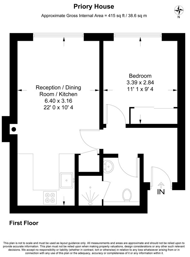 Квартира в Лондоне, Великобритания, 39 м² - фото 9