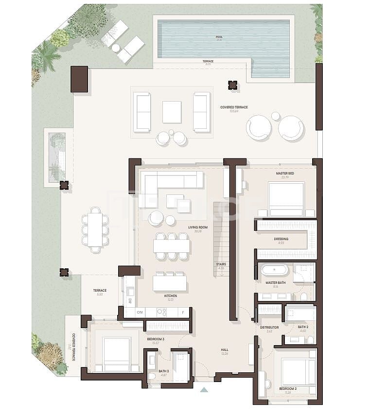 Апартаменты в Эстепоне, Испания, 264 м² - фото 14